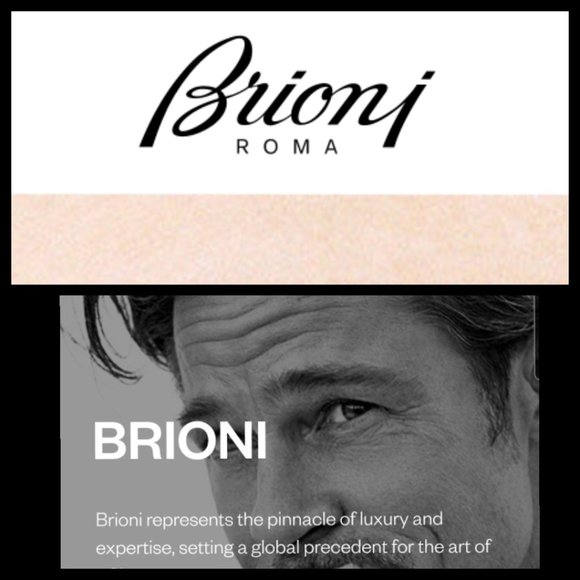 Brioni Italian Silk Neck Tie & Pocket Sq Set - Picture 15 of 16